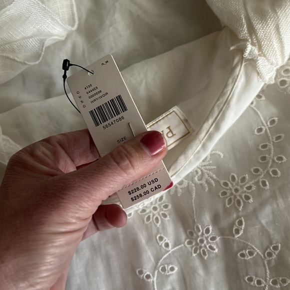 Anthropologie Payal Jain Fallon Eyelet Maxi Dress NWT size 6 - Picture 7 of 16